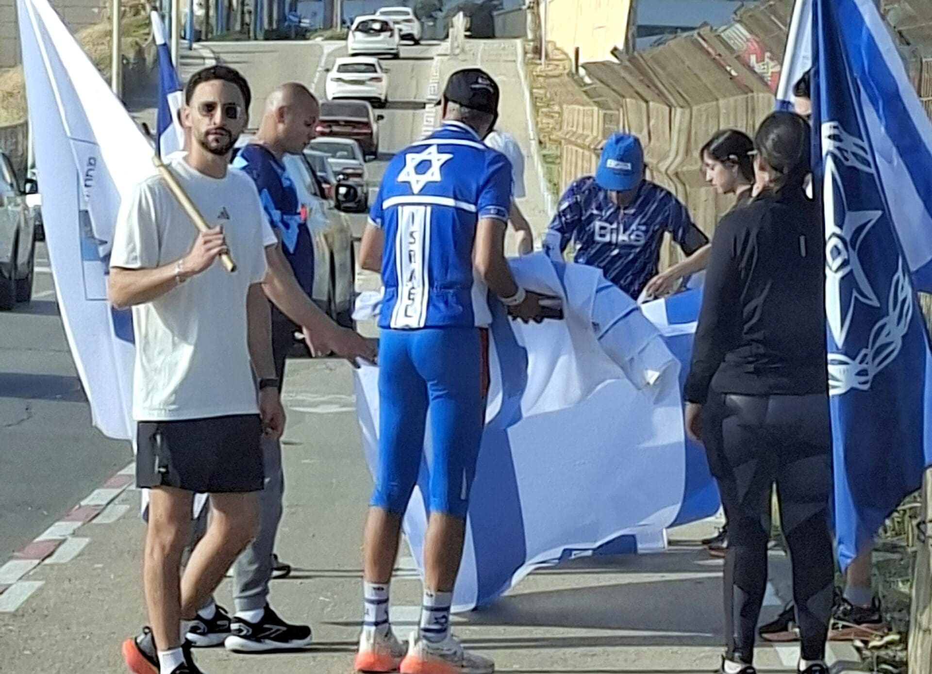 מרגש: כוחות הביטחון נטלו חלק ב"רצים לזכרם" לזכר הנופלים במערכות ישראל (צילום: באדיבות אורן אליהו)