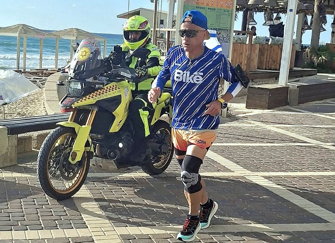 מרגש: כוחות הביטחון נטלו חלק ב"רצים לזכרם" לזכר הנופלים במערכות ישראל (צילום: באדיבות חיים פנקר)
