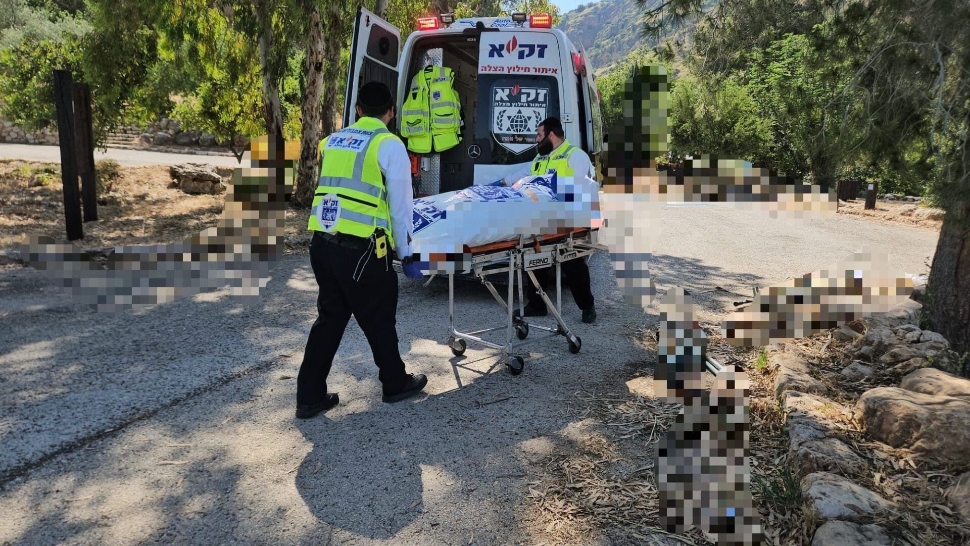 עובד קבלן נהרג מפיצוץ רחפן נפץ בדרום לבנון 29/4/26 (צילום: דוברות זק״א)