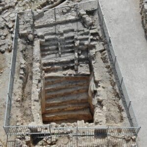 מקווה טוהרה בתל חברון. (צילום – איליה בורדה, רשות הטבע והגנים)