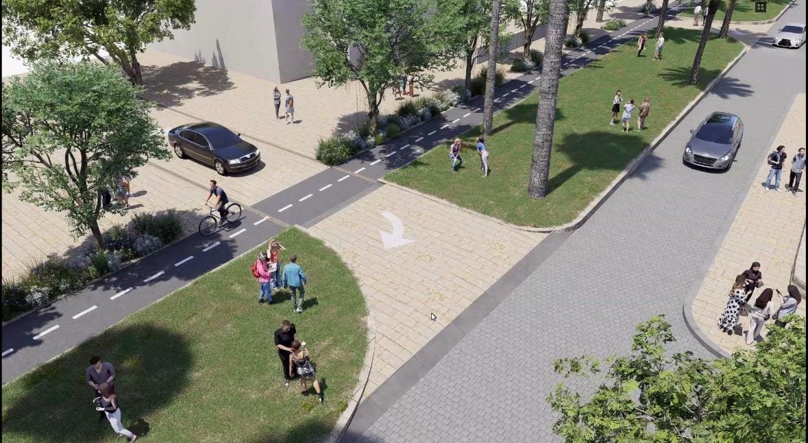 הדמייה ראשונית של שדרת בת גלים