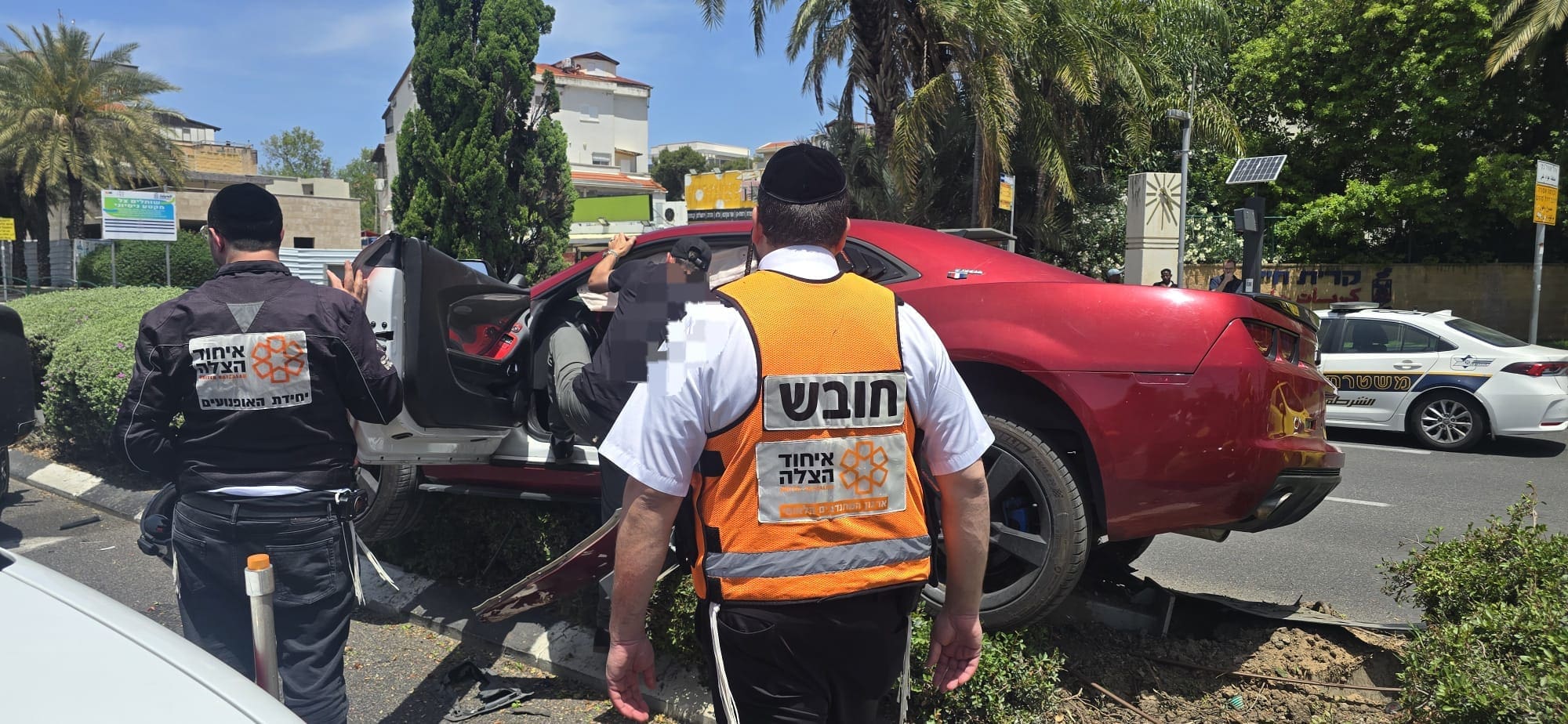 תאונת דרכים עצמית בקרית חיים – פצוע קל 13/5/26