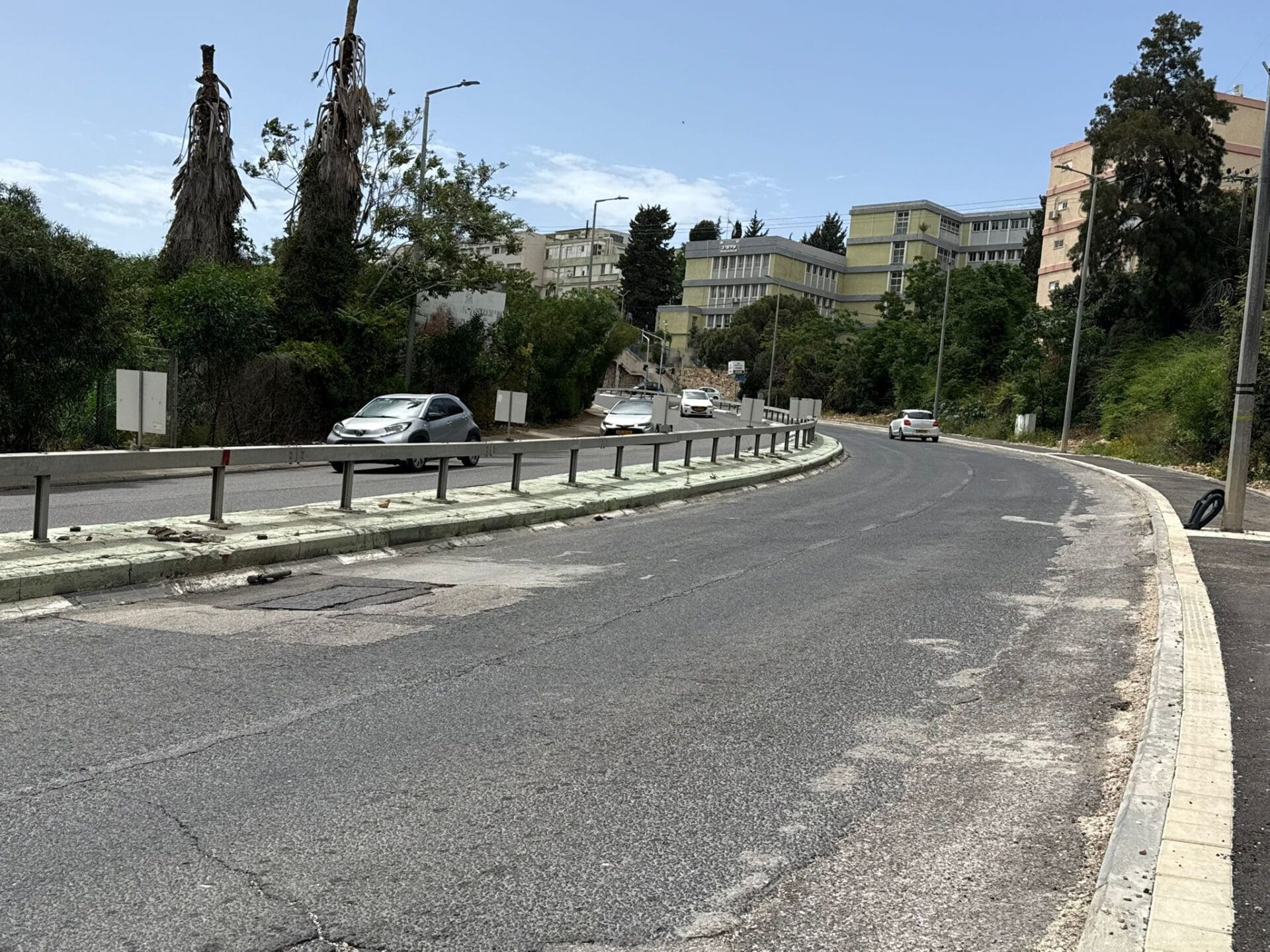 עיריית חיפה תחדש את כביש דורי בעבודות קרצוף וריבוד 14/5/26 (צילום: ראובן כהן דוברות עיריית חיפה)