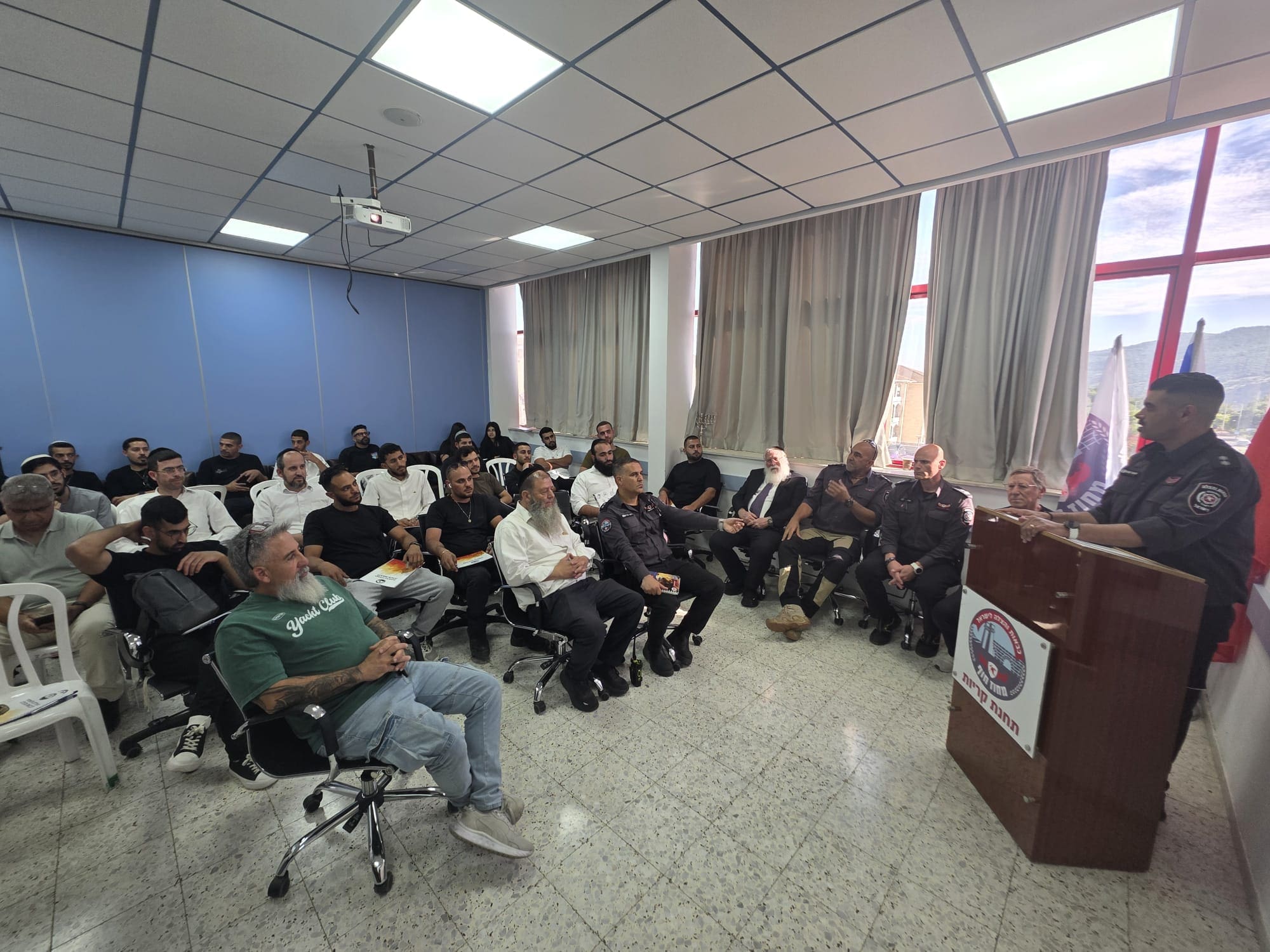 קורס מתנדבים חדש נפתח בתחנת כבאות קריות – יחידה עצמאית תוקם ברכסים - דוברות כבאות והצלה לישראל | מחוז חוף 20/5/26 (צילום: כבאות והצלה לישראל)