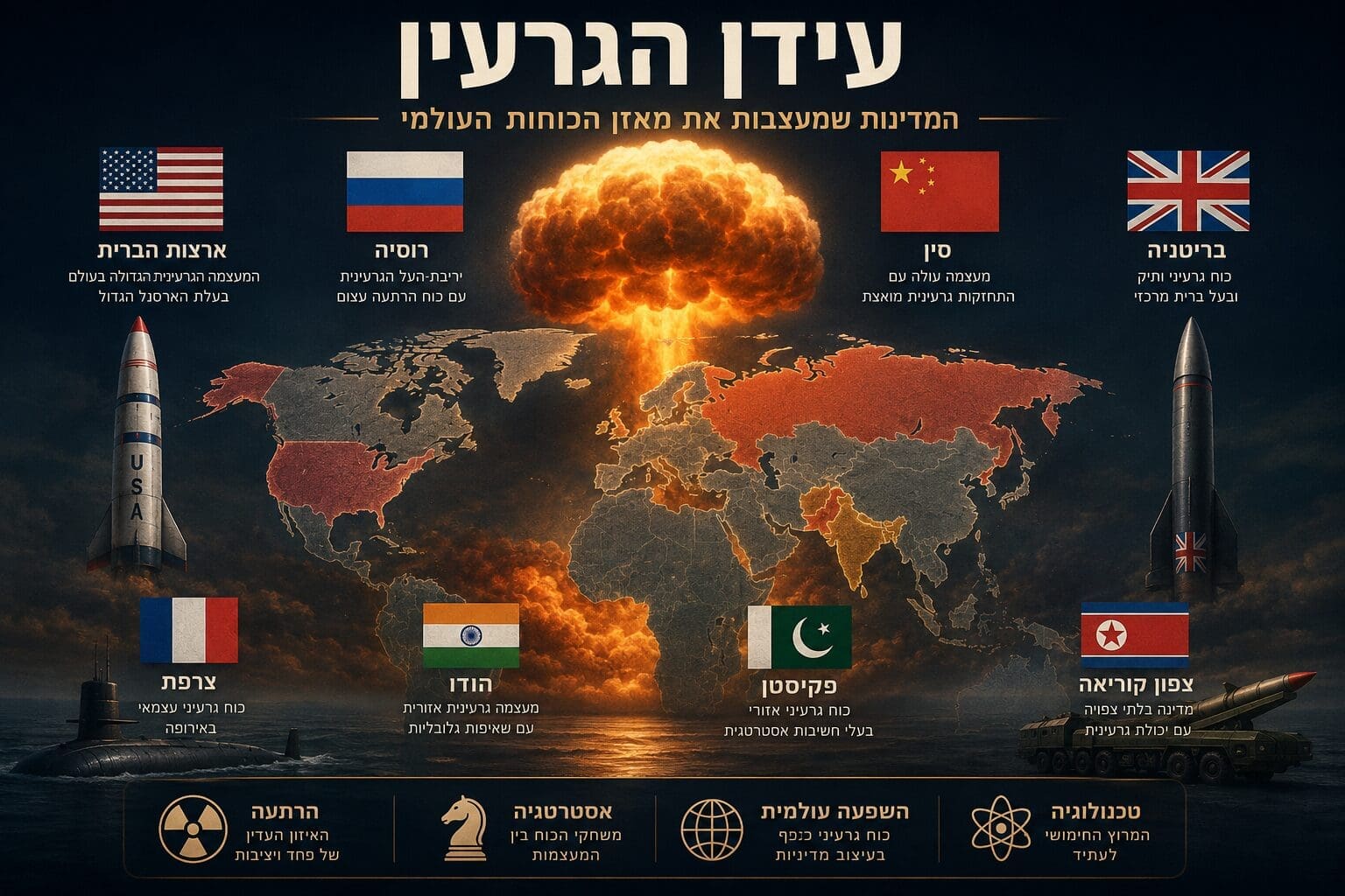 עידן הגרעין(צילום: יעקב רוב Chat GPT)