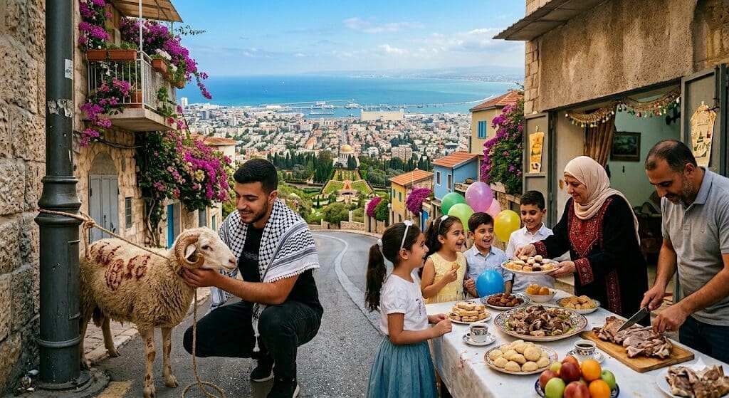 עיד אל אדחא - חג הקורבן - שפע מבוקר וטקסיות מדוקדקת (צילום: נוצר בתוכנת A.I ע