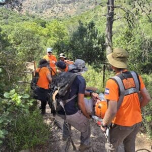 מטייל בן 72 חולץ מנחל בוסתן לאחר שהחליק ונפצע 22/5/26 (צילום: יחידת החילוץ גליל – כרמל)