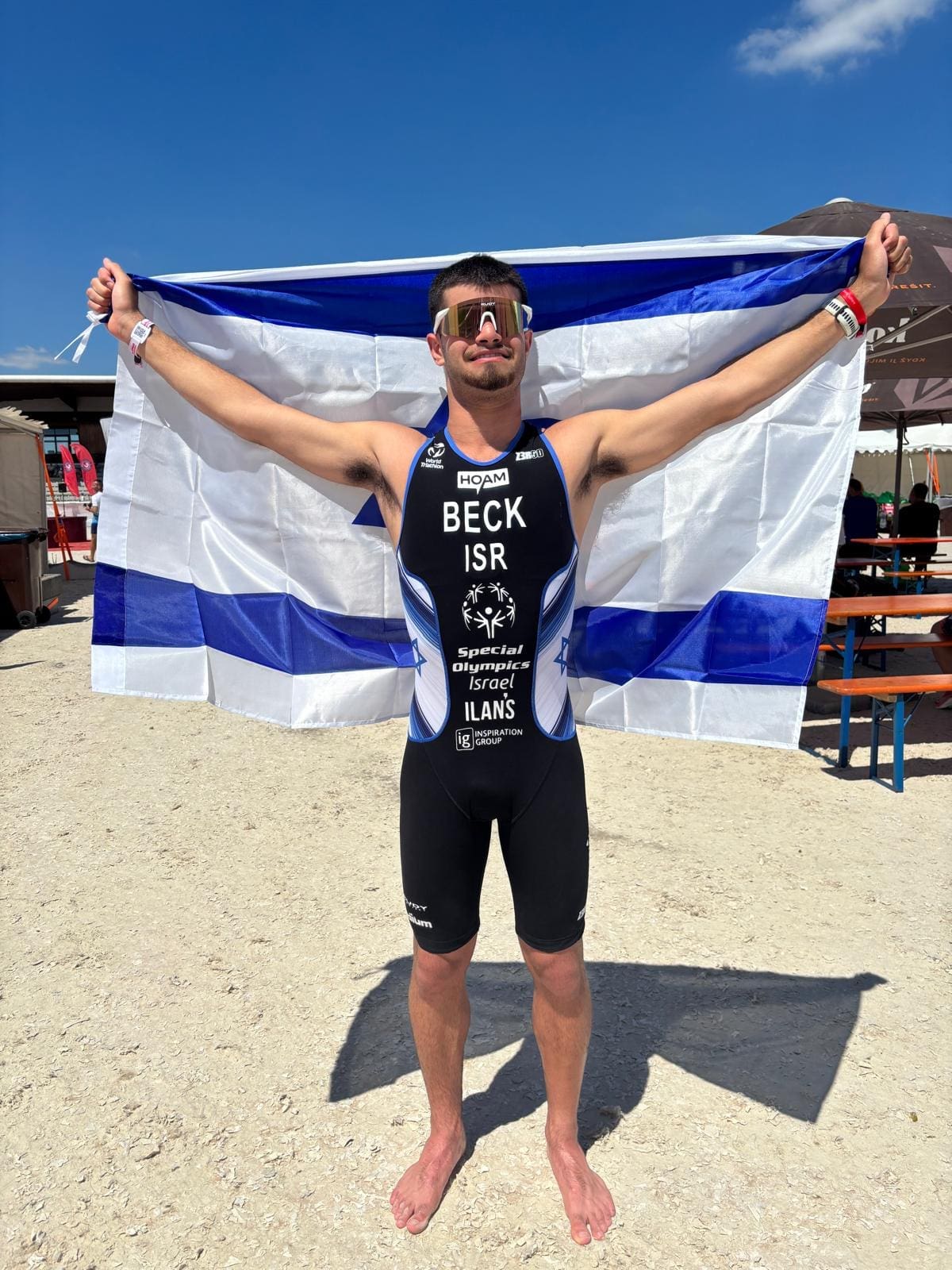 רון בק זכה באליפות אירופה בטריאתלון ספיישל אולימפיקס – לחמישית ברציפות 24/5/26