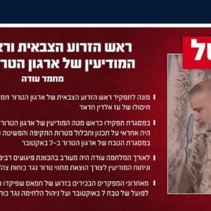 צה״ל ושב״כ חיסלו את ראש הזרוע הצבאית של חמאס – שבוע לאחר מינויו 27/5/26