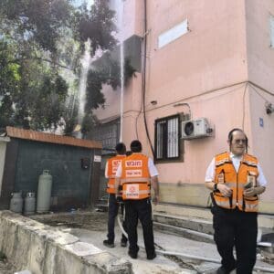 שריפה פרצה בדירה ברחוב הרצל בחיפה 31/5/26 (צילום: איחוד הצלה)