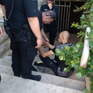 שרפה בשטח פתוח בחיפה: לוחמי האש מנעו התפשטות למבנים – דוברות כבאות והצלה לישראל | מחוז חוף 31/5/26 (צילום: דוברות עיריית חיפה)