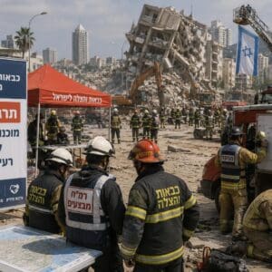 תרגיל רעידת אדמה רחב היקף ייערך מחר בגזרת הקריות 1/6/26 (צילום: כבאות והצלה)