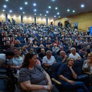 נפתלי בנט קיים כנס של מפלגת ״ביחד״ בחיפה – נפתלי בנט – כנס בחיפה – 2/6/26 2/6/26 (צילום: שרון לייבל)