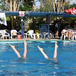הצלחה מרשימה לשחייניות מכבי חיפה באליפות אילת בשחייה אמנותית 3/6/26 (צילום: ניקול סלזנב)