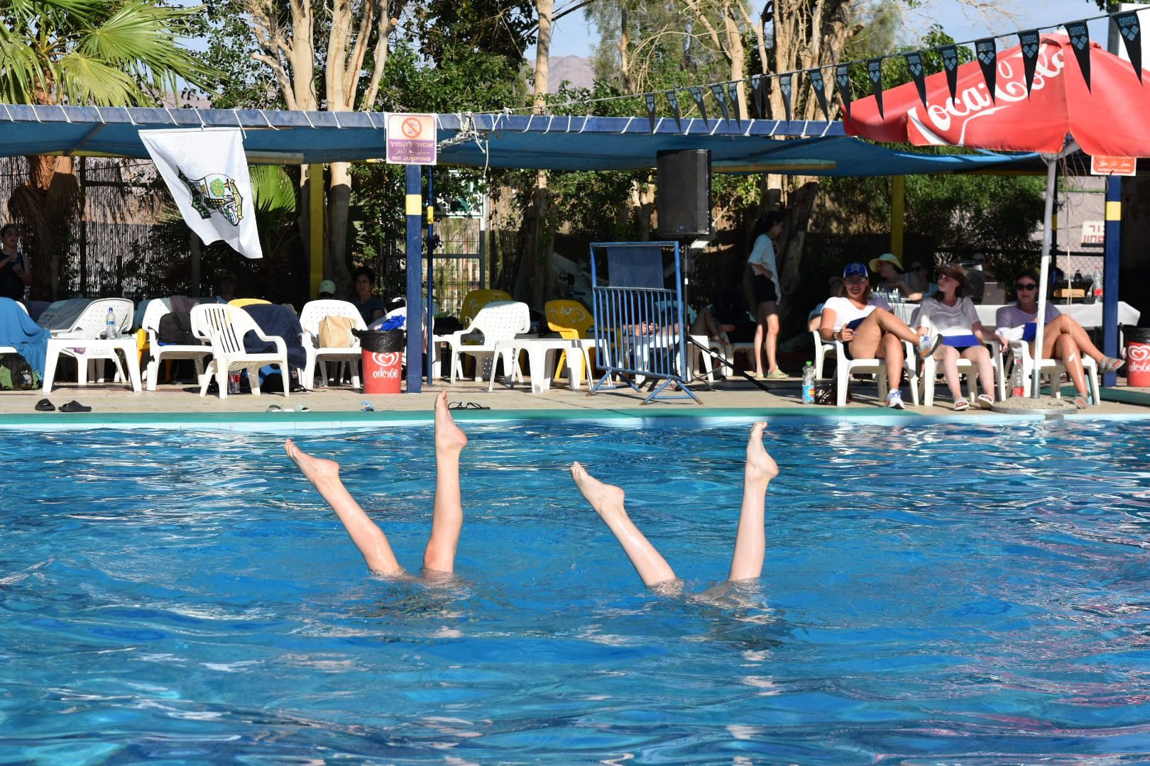 הצלחה מרשימה לשחייניות מכבי חיפה באליפות אילת בשחייה אמנותית 3/6/26 (צילום: ניקול סלזנב)