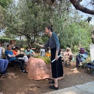 הדרכה בגינת השבשבת לקראת אתגר הטבע העירוני