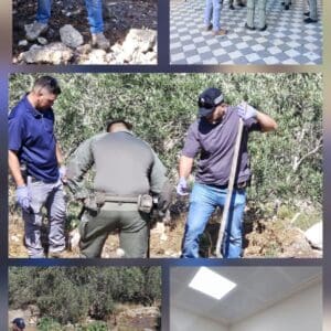 נשק ותחמושת נתפסו בכפרים בצפון – ארבעה חשודים נעצרו 3/6/26 (צילום: דוברות המשטרה)