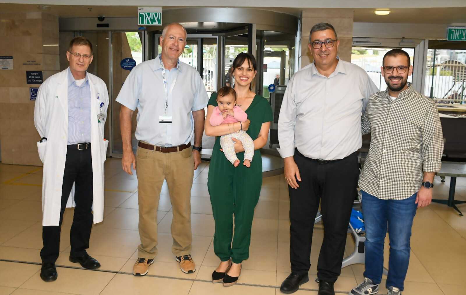 Dr. Amir Abu El-Higa, Prof. Walid Saliba, Dr. Ariel Fisher, Prof. Avi Goldberg, Prof. Avinoam Shiran (Photo – Yaron Hazan, Carmel Spokesperson)