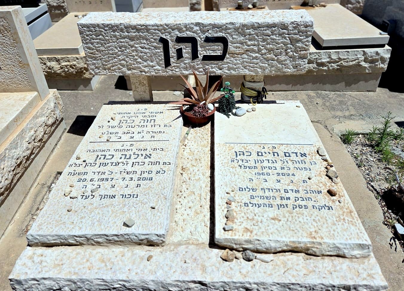 שנתיים בלעדיו: אזכרה לזמר אדם ז"ל נערכה בבית העלמין בחיפה (צילום: אדיר יזירף). 