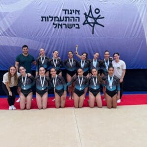 שלל מדליות למכבי חיפה באליפות ישראל בהתעמלות מכשירים 7/6/26 (צילום: קשת שפיגלשטיין)