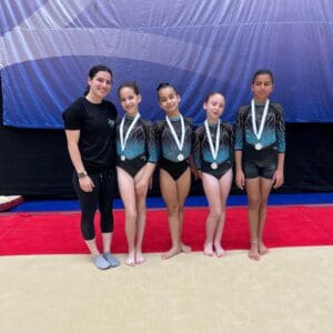 שלל מדליות למכבי חיפה באליפות ישראל בהתעמלות מכשירים 7/6/26 (צילום: קשת שפיגלשטיין)
