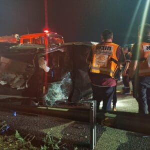 תאונת דרכים בכביש 772: שני פצועים פונו לרמב״ם 8/6/26