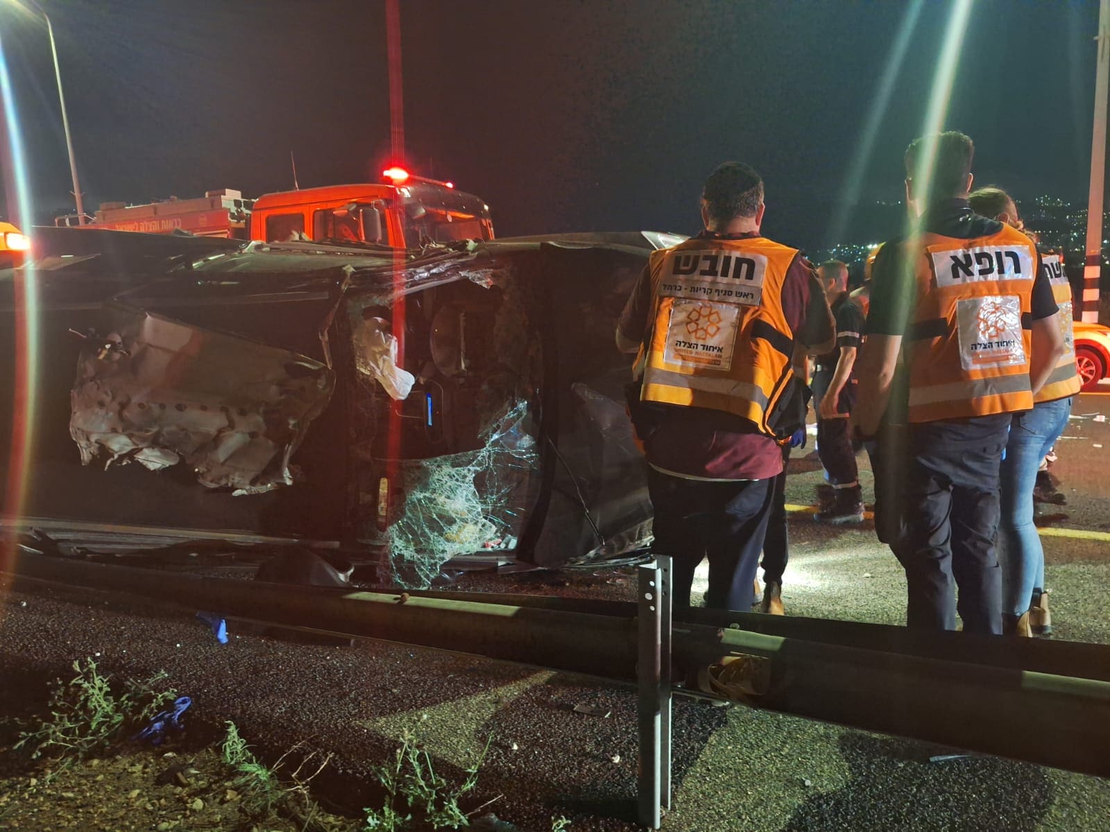 תאונת דרכים בכביש 772: שני פצועים פונו לרמב״ם 8/6/26