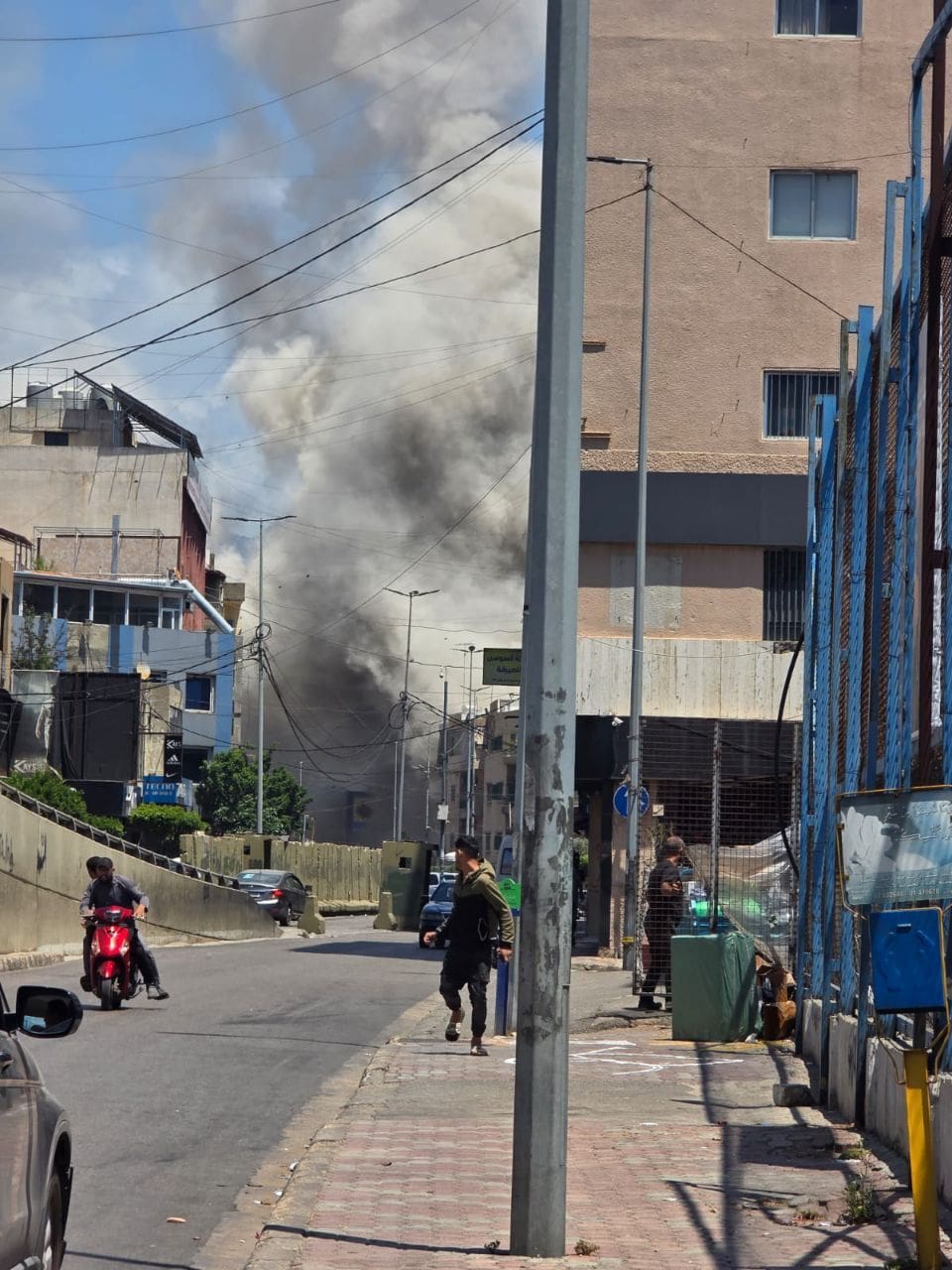 צה״ל תקף מפקדה של חיזבאללה בדאחייה שבביירות 14/6/26 (צילום: רשתות חברתיות בלבנון)