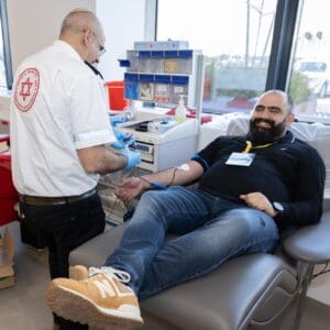 יום תורם הדם הבינלאומי: חיפה במקום השני בארץ עם למעלה מ-18 אלף מנות 14/6/26 (צילום: תיעוד מבצעי מד״א)