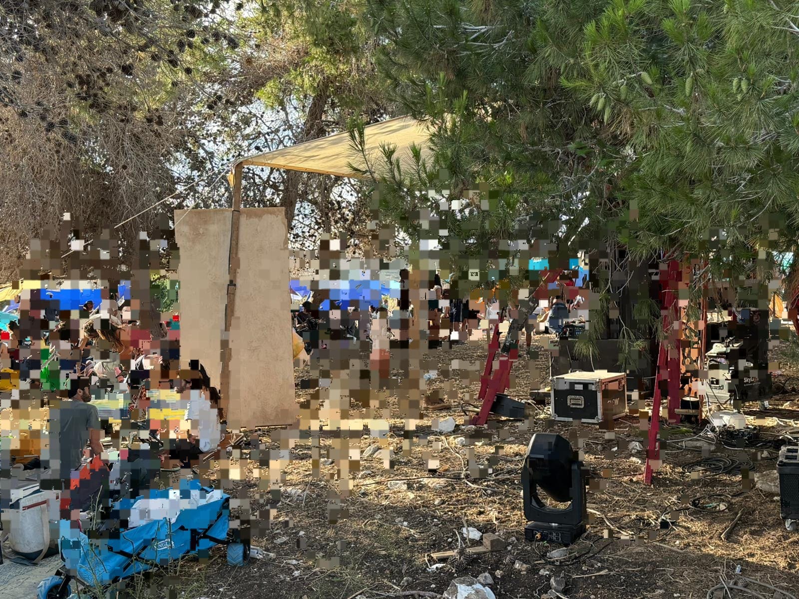 המשטרה פירקה שלוש מסיבות פיראטיות במחוז חוף בסוף השבוע 14/6/26 (צילום: דוברות המשטרה)