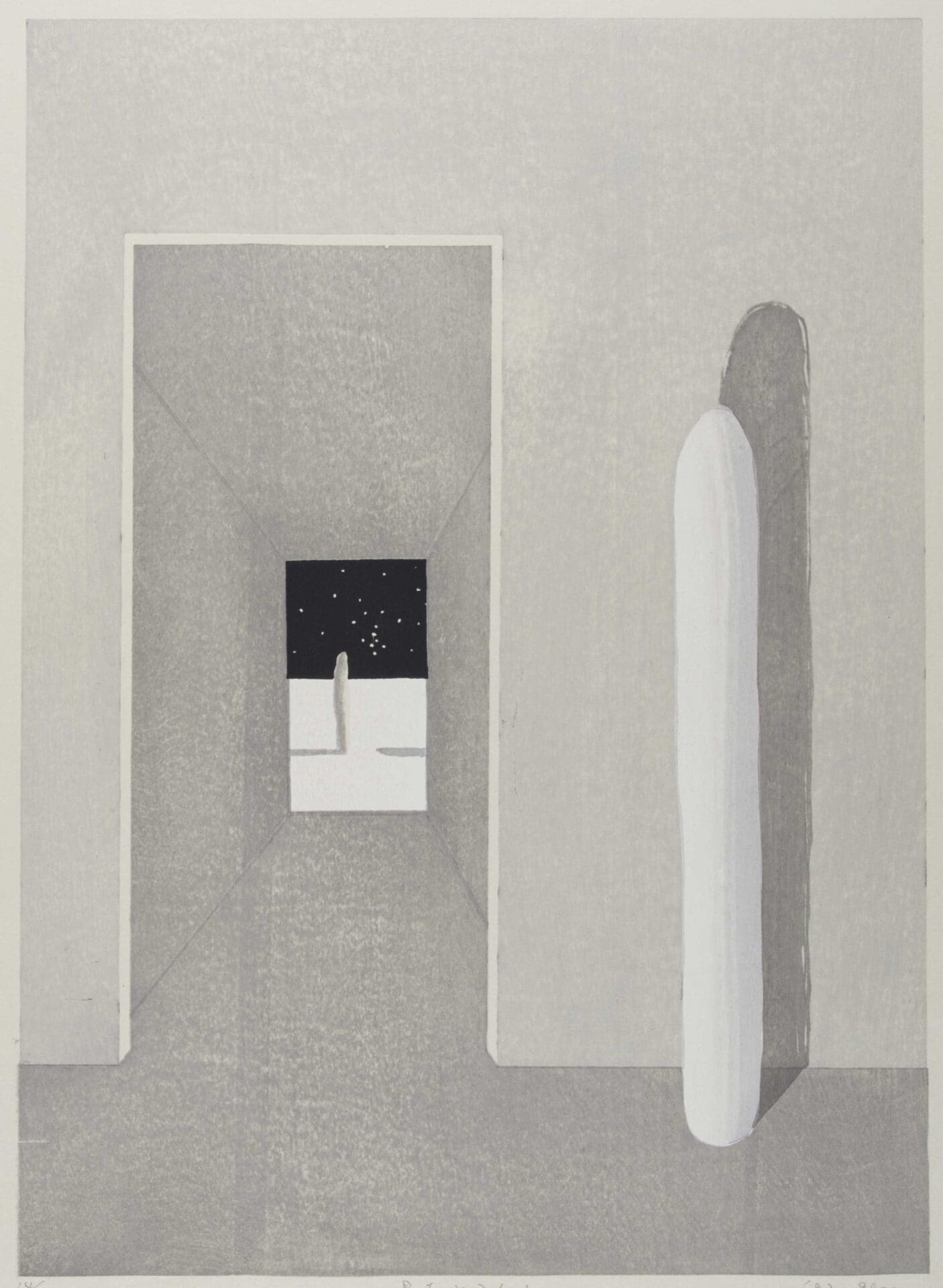 יאמאנאקה גן (נולד 1954), צופה בכוכבים 1, 1983, צולם על ידי מוזיאוני חיפה _Yamanaka Gen (b. 1954), Stargazer 1, 1983, Photo by Haifa Museums.jpg (צילום: מוזיאוני חיפה)