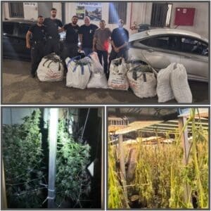 שתי מעבדות סמים נחשפו בקריות – שישה חשודים נעצרו – מצ״ב תיעוד 17/6/26 (צילום: דוברות המשטרה)