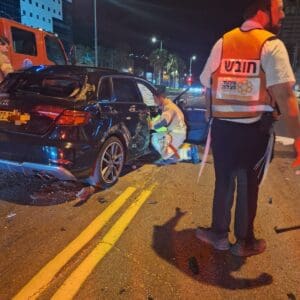 ערב ולילה של תאונות דרכים בחיפה והסביבה 19/6/26