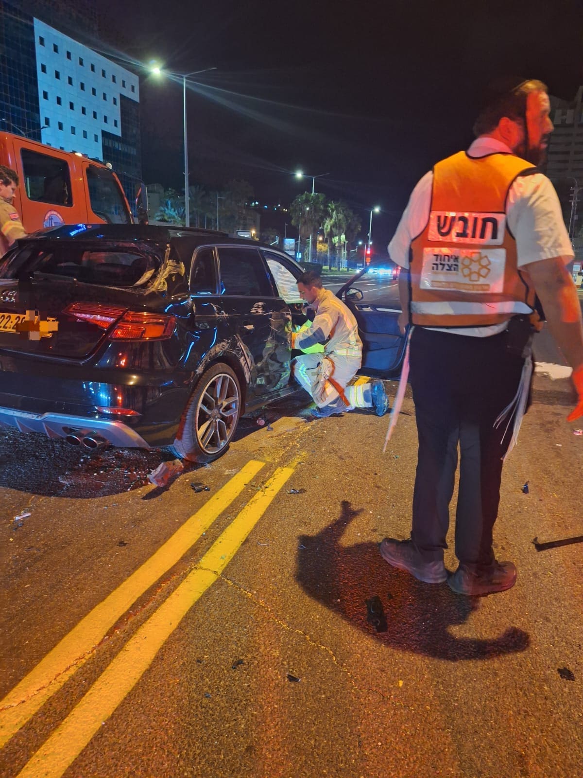 ערב ולילה של תאונות דרכים בחיפה והסביבה 19/6/26