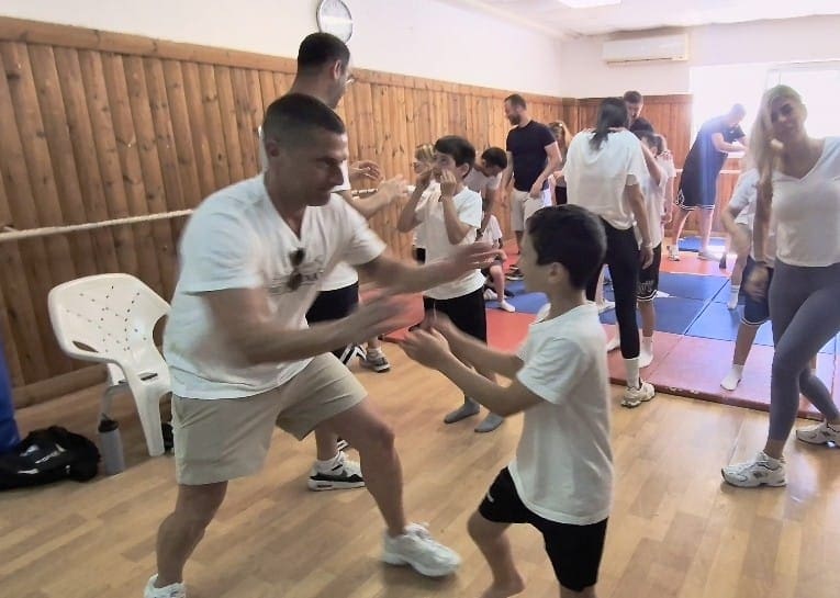 חגיגת סיום שנה לשיתוף הפעולה בין בית הספר ״רבין״ בנשר למכבי חיפה כרמל 23/6/26