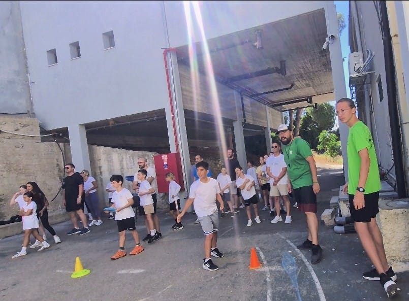 חגיגת סיום שנה לשיתוף הפעולה בין בית הספר ״רבין״ בנשר למכבי חיפה כרמל 23/6/26