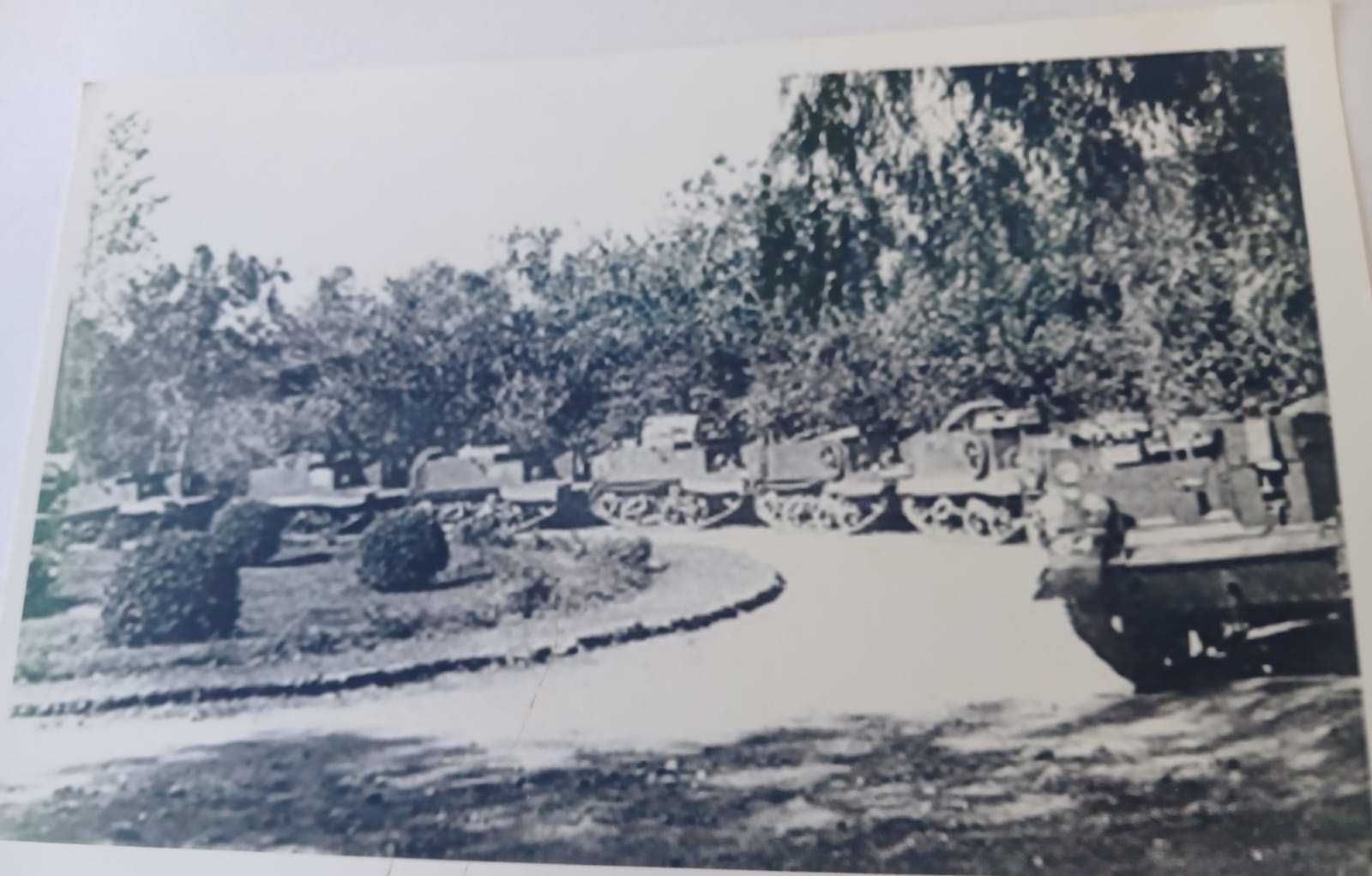 הכיכר המרכזית של משק יגור (צילום: אלבום פרטי)