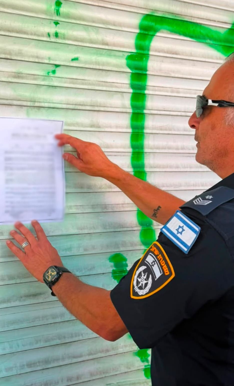 פאב בשכונת הדר בחיפה נסגר בצו מנהלי בעקבות אירוע אלימות - מצ״ב תיעוד 29/6/26 (צילום: דוברות המשטרה)
