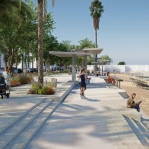 חיפה: עבודות חידוש ושדרוג טיילת רציף אהרון רוזנפלד יחלו ביום שלישי 30/6/26 (צילום: אב אדריכלות נוף)