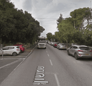 רחוב שמשון בחיפה (צילום: גוגל מפות)