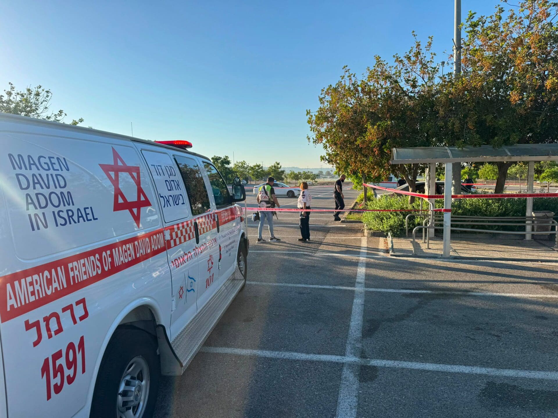 צעיר נהרג באירוע ירי ביגור 1/7/26 (צילום: תיעוד מבצעי מד״א)