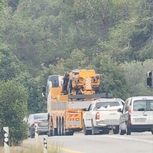 מבצע אכיפה נגד עגורנים מסוכנים: צו בטיחות הוצא באתר בנייה בחיפה 2/7/26 (צילום: דוברות המשטרה)