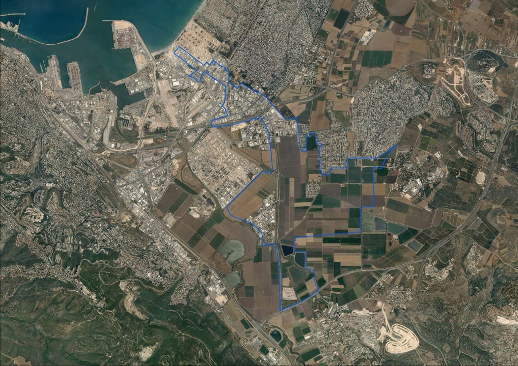 המועצה הארצית אישרה קידום מתחם 2 בשיקום מפרץ חיפה 7/7/26 (צילום: מינהל התכנון)