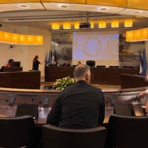 ישיבת מועצת העיר חיפה (צילום: ירון כרמי)