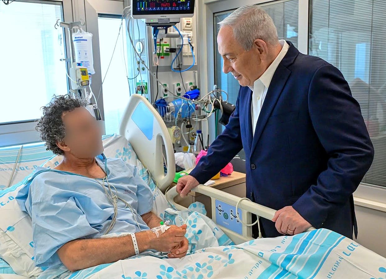 מרגש: ראש הממשלה בנימין נתניהו ביקר את החיילים המאושפזים ברמב