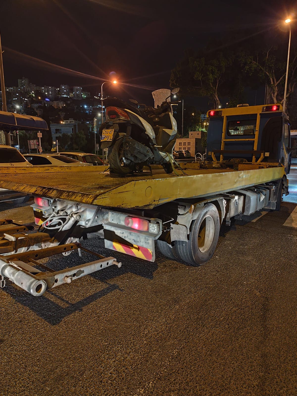 12 כלי רכב נתפסו בחיפה והקריות בגין חובות מס של 16 מיליון שקלים - הודעה משותפת לדוברות המשטרה ולדוברות רשות המיסים 9/7/26 (צילום: דוברות המשטרה)