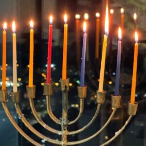 חנוכייה (צילום: ירון כרמי)