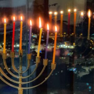 חנוכייה (צילום: ירון כרמי)