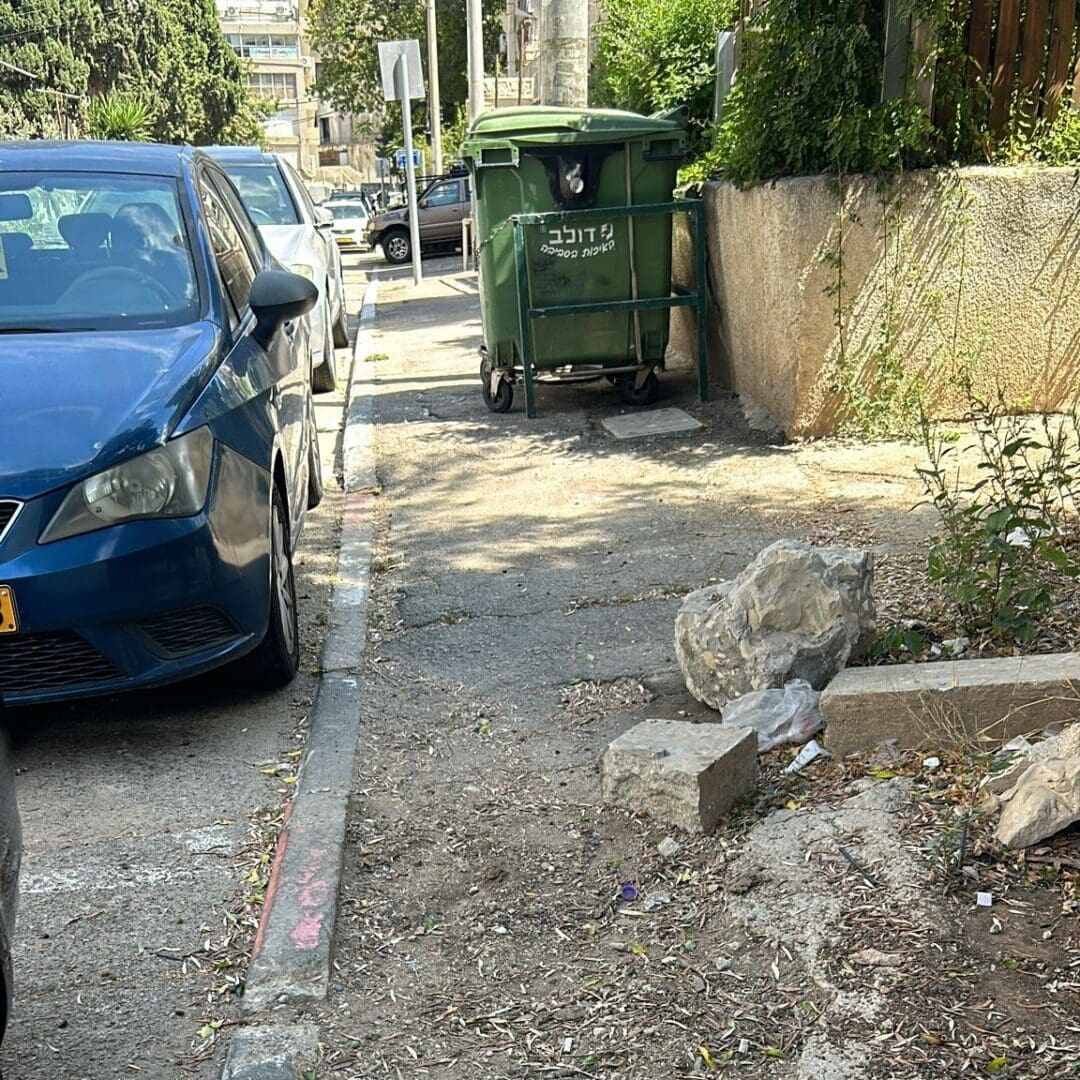 מדרכה בלב הדר - לובנטין 14