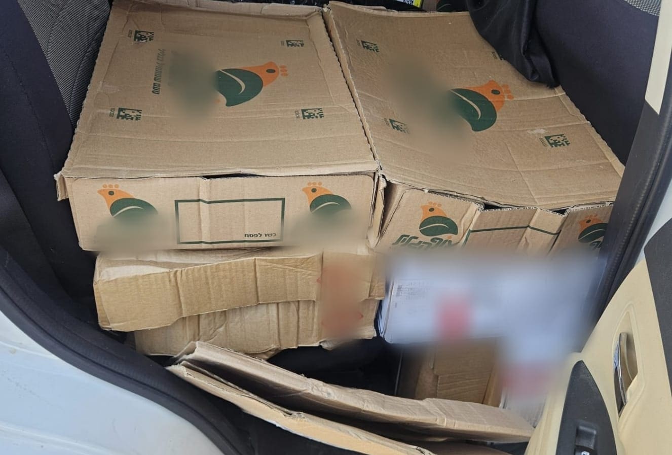 עובד מטבח נתפס חשוד בגניבת מאות ק״ג של בשר ודגים מבסיס צבאי - מצ״ב תיעוד 13/7/26 (צילום: דוברות המשטרה)